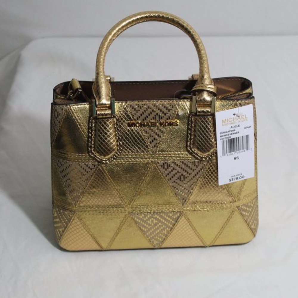 Gold Michael Kors Handbag